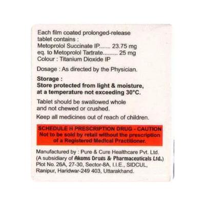 EVIMETO 25 Tablet 15's - Hypertension-Bet