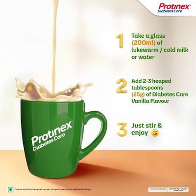 Protinex Diabetes Care Powder - Creamy Vanilla Flavour 200 g - Diabetes (Fitness)
