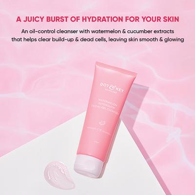 Dot & Key Watermelon Superglow Facial Gel Cleanser 120 ml - Face Wash & Cleansers