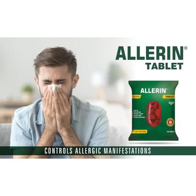 Ban Labs Allerin Tablets (Pack Of 6 X 100's) - Speciality Medicines
