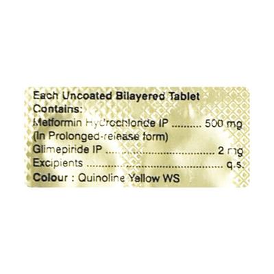 K Glim M 2mg Tablet 15'S - Diabetes-Ant