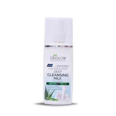 Oxyglow Deep Cleansing milk - Aloe Vera & Lemon 120 ml - Lotions & Creams