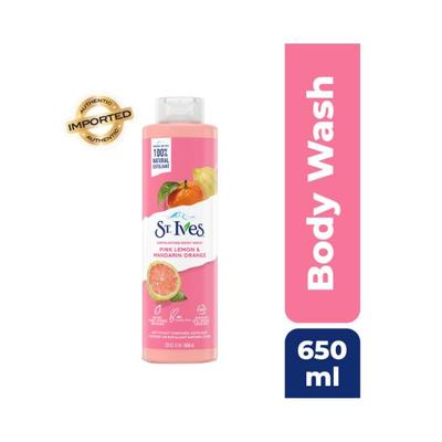 St. Ives Exfoliating Body Wash - Pink Lemon extracts 650 ml - Shower Gels & Body Wash
