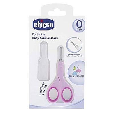 Chicco Baby Nail Scissors - Pink - Baby Grooming
