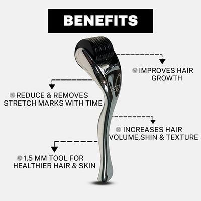 House of Beauty Derma Roller 1.50Mm For Home Use, Improves Hair Growth,Remove Stretchmarks 1's - Derma Rollers