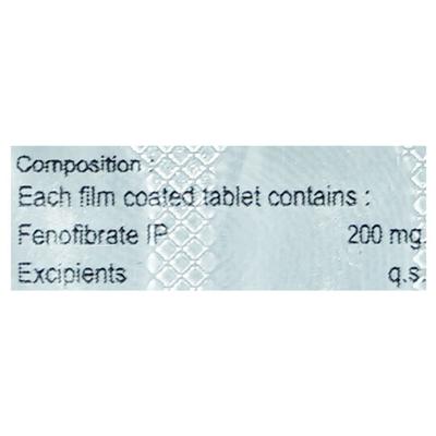 FINOBRATE 200 Tablet 10's - High Cholesterol-Dys