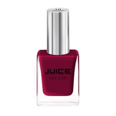 JUICE One Coat Long Lasting Quick Dry Chip Resistent Nail Polish HIBISCUS PINK 10 11 ml - Nail Polish