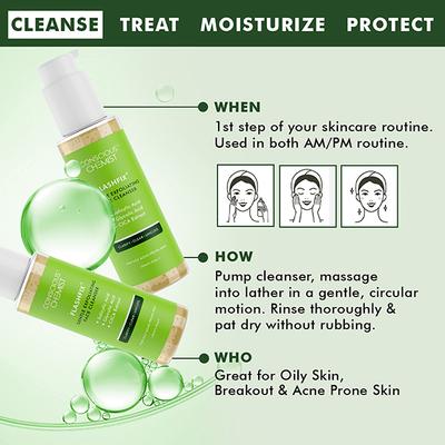 Conscious Chemist Daily Face Wash For Oily Acne Prone Skin With Aha, Bha & Cica Extract 100 ml - Face Wash & Cleansers
