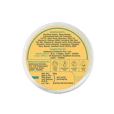 Beardhood Beard Softener - Shea Butter, Aloe Vera & 6 Natural Oils 50 gm - Beard Softener