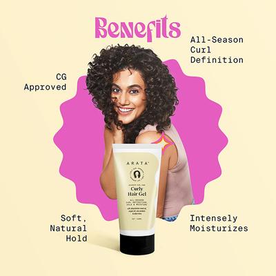 Arata Advanced Curl Care Hair Gel All-Season Curl Definition & Natural Hold CG 150ml - Hair Gels & Waxes