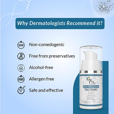 Fixderma 20 Percent Niacinamide Serum for Face and Pore Minimizer with 2.5 Percent Glucosamine and Hyaluronic Acid Serum 15 gm - Face Serum