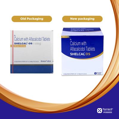 Shelcal OS 500mg Tablet 15'S - Osteoporosis-Age
