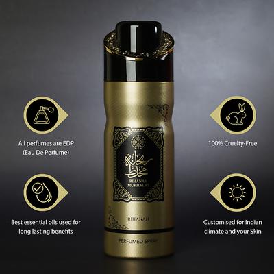 RIHANAH Rihanah Mukhalat Deodorant for Men 200 ml - Men Deodorants/Roll-Ons