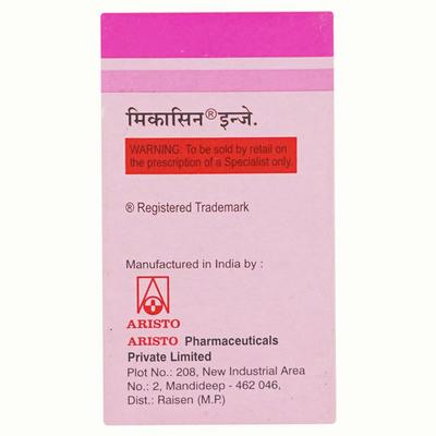 MIKACIN 750mg Injection 3ml - Bacterial Infections-Ami