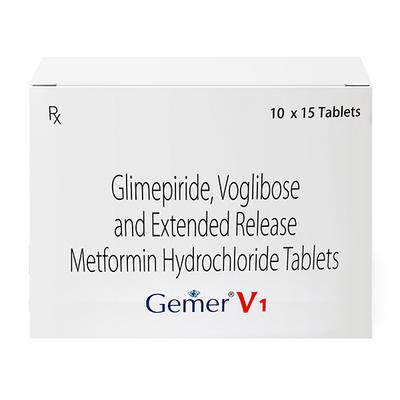 GEMER V 1 Tablet 15's - Diabetes-Ant