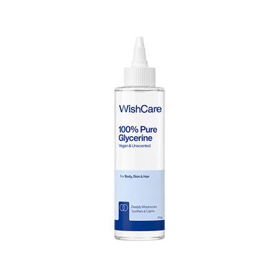 Wishcare Pure & Unscented Glycerine for Healthy Skin & Hair Hydrates & Nourishes Skin & Hair (250gm) - Face Moisturizers