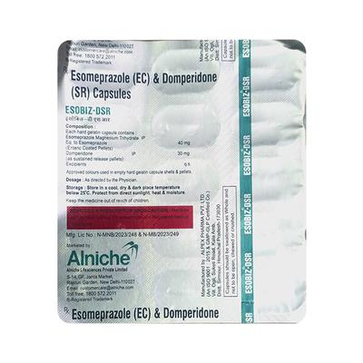 ESOBIZ DSR Capsule 15's - Ulcer/Reflux/Flatulence-Aaa