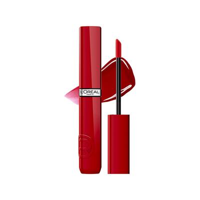 Loreal Paris Infallible Laque Resistance Lacquer-Like Shine, 16H Longwear, 420 Le Rouge Paris 4 ml - Liquid Lipsticks