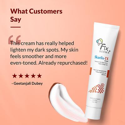 Fixderma Tranexamic Acid + 2% Kojic Acid + 1% Arbutin SKARFIX -TX Face Cream for Pigmentation 30 gm - Face Creams