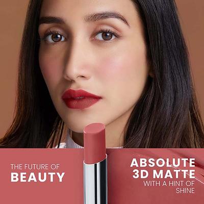 Lakme Unreal 3D Slim Bullet, Matte Finish, Pink Bloom, 3.6gm - Lipsticks