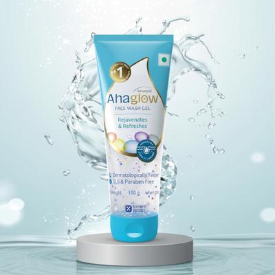 AHAGLOW ADVANCED Face Wash Gel 100 gm - Face Wash & Cleansers