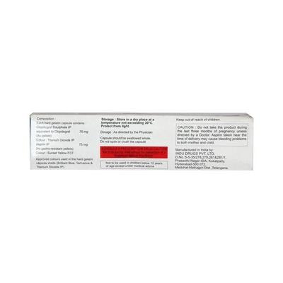 Clopikind AS 75mg Capsule 10'S - Blood Clot-Ant
