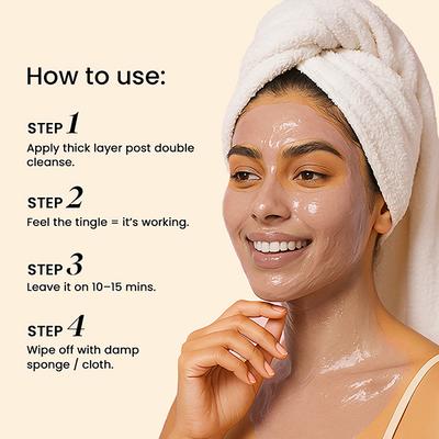 Bie - Beauty By Bie O2Wow!- Oxygenating & Firming Mask 50 gm - Masks & Peels