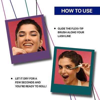 MyGlamm LIT Glossy Liquid Eyeliner-Blue Birthday 3.5 ml - Eyeliners