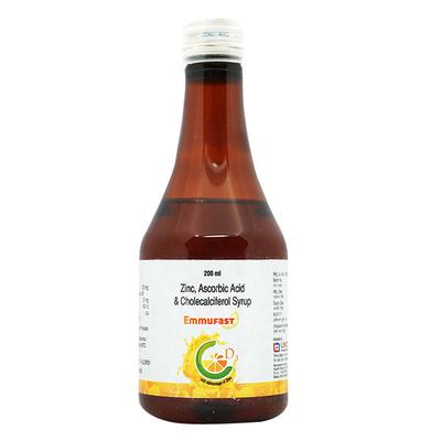 EMMUFAST ORANGE FLAVOUR Syrup 200ml - Supplements-Vam