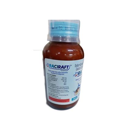 RACIRAFT Sugar Free Mint Flavour Suspension 200ml - Ulcer/Reflux/Flatulence-Aaa