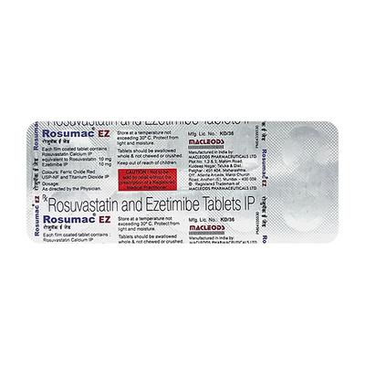 ROSUMAC EZ Tablet 10's - High Cholesterol-Dys