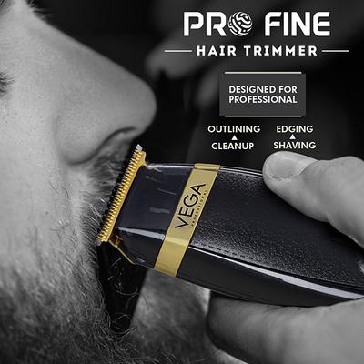 VEGA Professional Pro Fine Hair Trimmer for Salon and Home Use with 300 Mins Runtime, (VPMHT-05) 1's - Trimmers