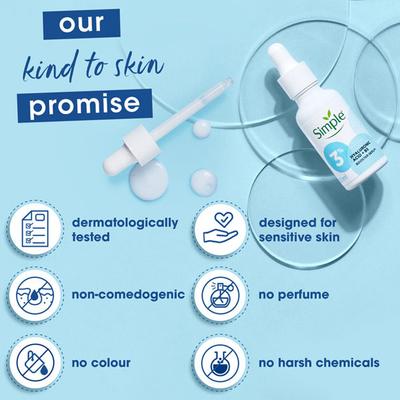 Simple Booster Serum Hyaluronic Acid + B5 For Deep Hydration 30 ml - Face Serum