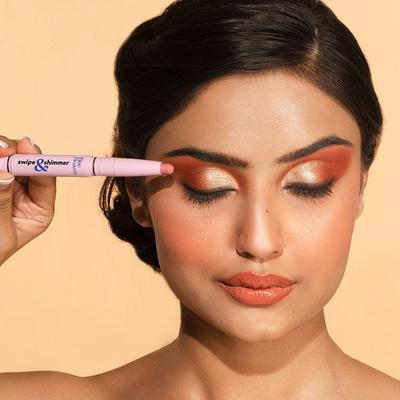 Blue Heaven Swipe and Shimmer Extreme Hold Eyeshadow Stick - Terracotta Warrior 2.2 gm - Eyeshadow, Bases & Primers