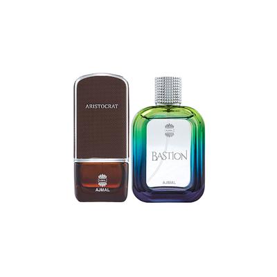 Ajmal Aristocrat EDP Citrus Woody Perfume And Bastion EDP Woody Aromatic Perfume 175 ml - Men Perfumes (Edt/Edp)