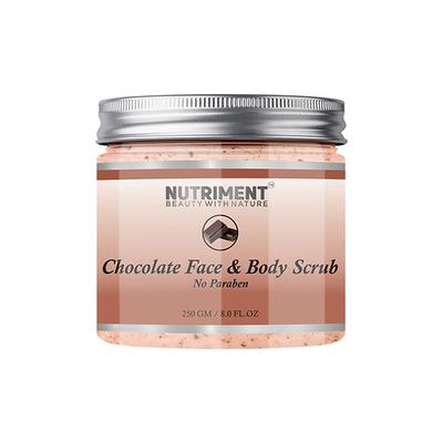 Nutriment Chocolate Scrub All Skin Type 250 gm - Scrubs & Exfoliants