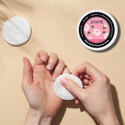 Jaquline USA Nail Polish Remover Pads Rose (Pack of 30) 1's - Nail Polish Remover