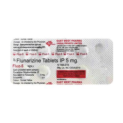 Fluz 5mg Tablet 10'S - Migraine