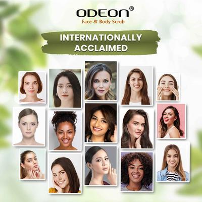 Odeon Turmeric & Yogurt Face And Body Scrub 300 ml - Scrubs & Exfoliants