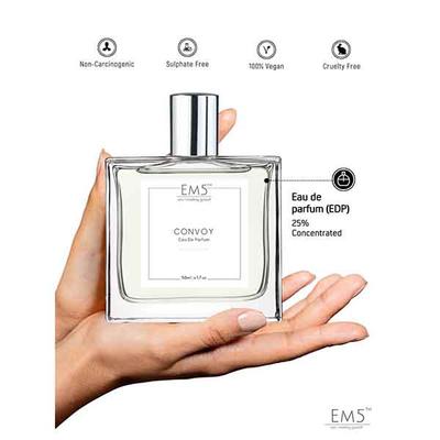 EM5 Convoy Perfume for Men - Eau De Parfum Spray, Citrus Fresh Marine 50 ml - Men Perfumes (Edt/Edp)