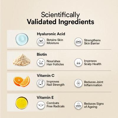 Wellbeing Nutrition Korean Marine Collagen Peptides - Blueberry Mint 120 g - Hair & Skin