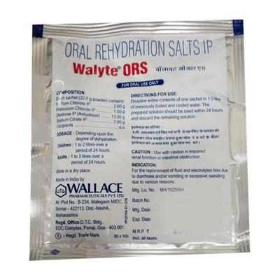 WALYTE ORS MANGO FLAVOUR Powder 22gm - Supplements-Sup