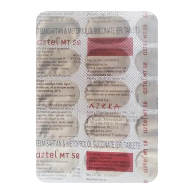 AZTEL MT 50 Tablet 15's - Hypertension-Ana
