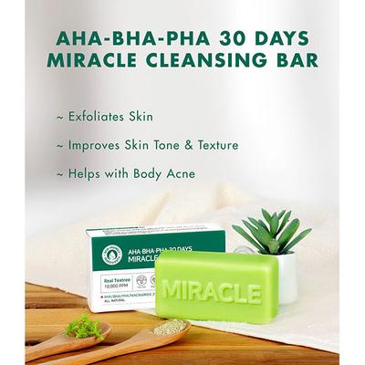 SOME BY MI AHA-BHA-PHA 30 DAYS MIRACLE CLEANSING BAR 106 gm - Scrubs & Exfoliants
