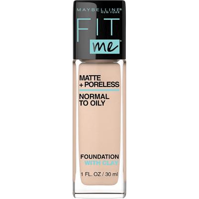 Maybelline New York Fit Me Matte+Poreless Liquid Foundation, 120 Classic Ivory 30 ml - Foundation