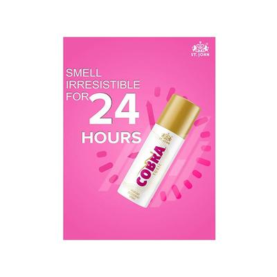 St. John Cobra Toxic Deodorant Spray Combo 150 ml + Cobra Oud Deodorant Spray 150 ml + Cobra Eau De Parfum 15 ml - Men Deodorants/Roll-Ons