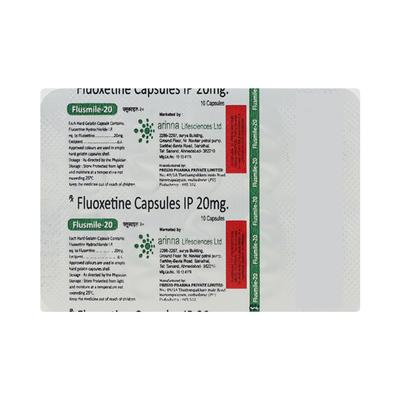 FLUSMILE 20mg Capsule 10's - Depression-Ant