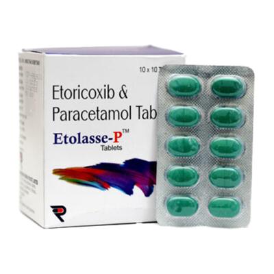 ETOLASSE P Tablet 10's - Pain relief-Nsa
