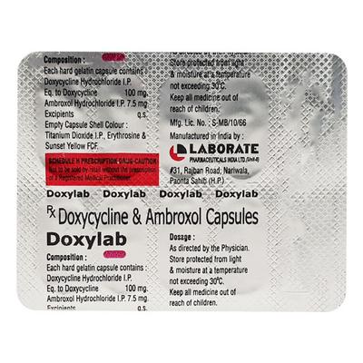 Doxylab Capsule 10'S - Bacterial Infections-Tet