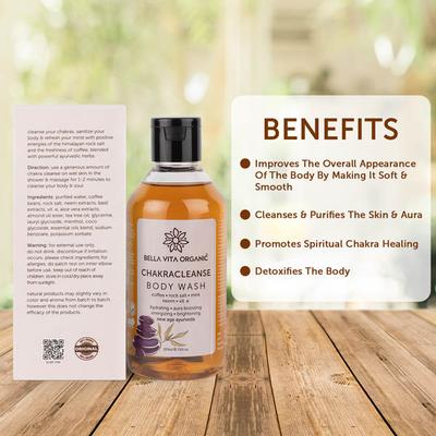 Bella Vita Organic Chakra Cleanse - Aura Boosting Natural Body Wash 225 ml - Shower Gels & Body Wash